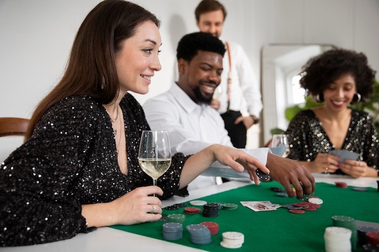 Live Teen Patti dealer table on solusiwin slot with multiple camera angles